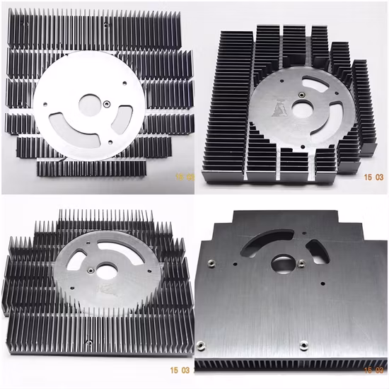 Extrusion CNC Aluminum Heat Sink Price Metal Processing Hardware Prototype Available Factory